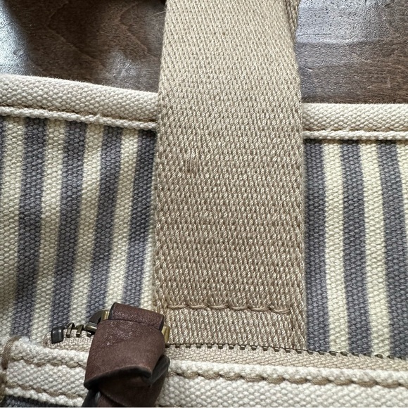 Fossil Striped Canvas Tote Bag - Picture 5 of 16